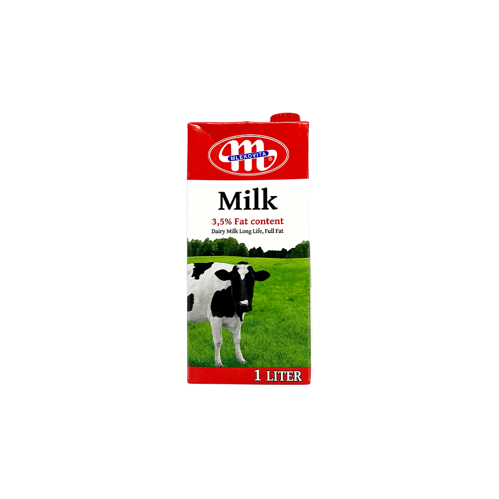 Mlekovita UHT Milk 3.5% (Full Cream) - 1L